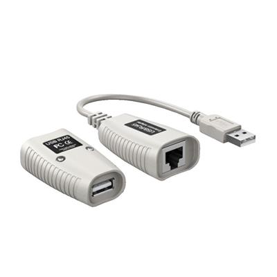 Extender USB 1 emitt. USB a RJ45 1 ricev.RJ45 a USB 60mt