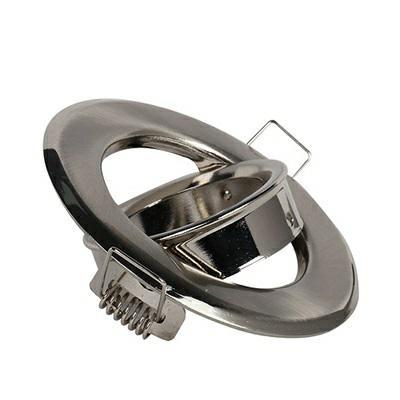 PORTAFARETTO ORIENTABILE COLOR NIKEL 90*25 GU10-MR16