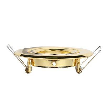 Portafaretto orientabile color oro 90*25 GU10-MR16