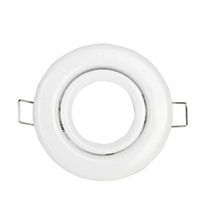 Portafaretto orientabile color bianco 90*25 GU10-MR16