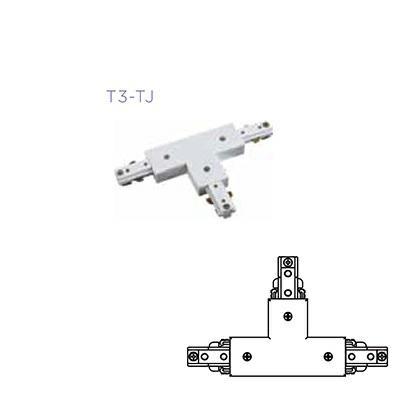 CONNETTORE FORMA T PER BINARIO T3 BIANCO-en