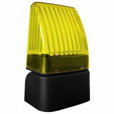 Lampeggiante led fisso intermittente 12/24/230V giallo