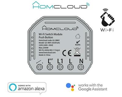 Modulo pulsante intelligente wifi da incasso