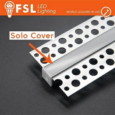 Solo cover diffusore opale per profilo a raso 2mt 1pz