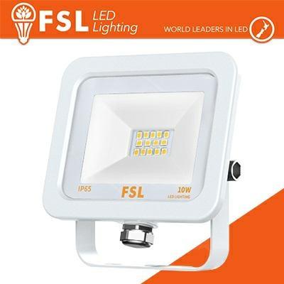 Proiettore per esterni 10W 4000K 800lm >115° IP65 bianco