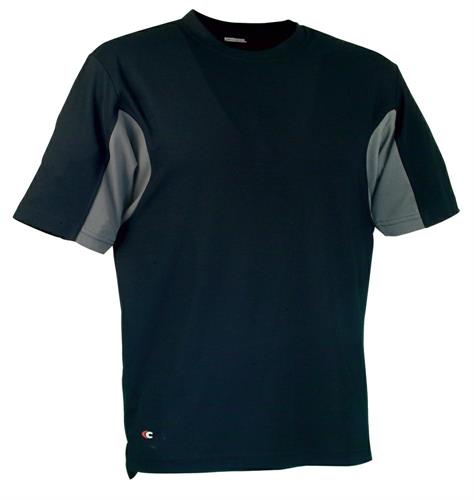 Guadalupa t-shirt cotone nero/antracite
