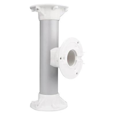 Supporto doppio da soffitto H25cm bianco