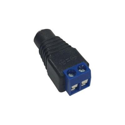 DC FEMALE CONNECTOR 2.1MM WITH OUTPUT +/- 100PCS