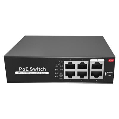 Switch PoE 4*10/100mbps + 2 uplink