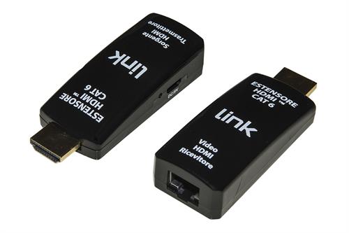 Mini extender HDMI full HD tramite CAT6 fino a 50mt