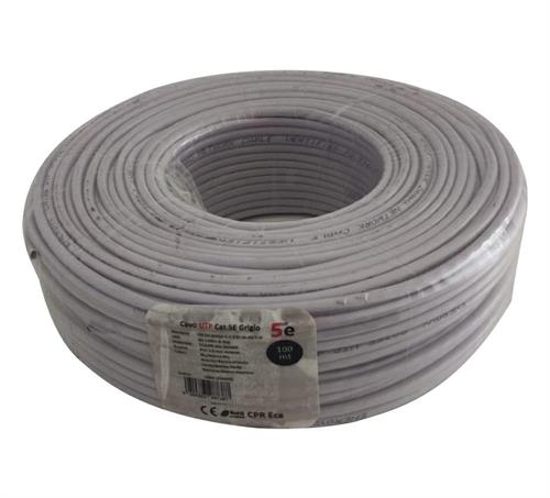 UTP5E Energyx cca/pvc 0.5 grigio 100mt