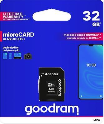 Micro sd 32Gb classe 10 UHS con adattatore