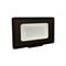Poliplast proiet. nero 50W 3000K Vicky cavo da 60cm