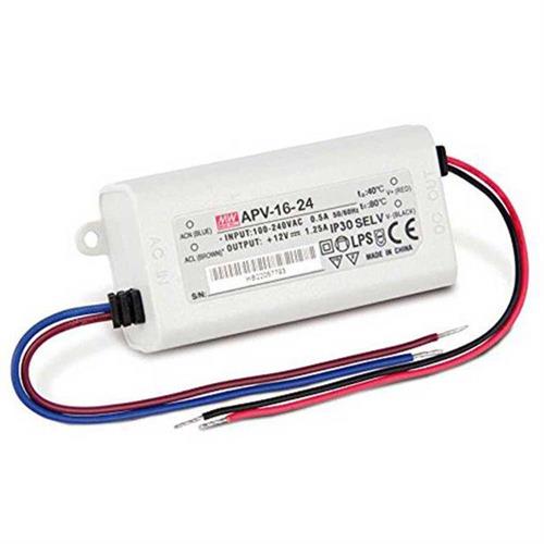 PLASTIC LED DRIVER AC/DC 24V 0.66A 16W