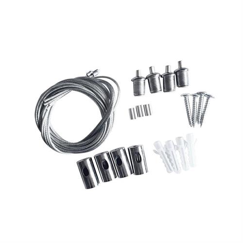 -Kit per montaggio a sospensione pannello led Poliplast