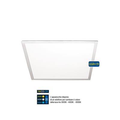 -Poliplast led pan 40W 4000lm 595*595 tricolor Giordana