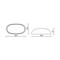 -Poliplast plaf led ovale 14W 1400lm IP54 tricolor Emma
