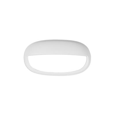 -Cornice ovale bianca con palpebra per 401041X