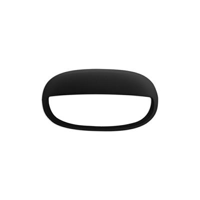 -Cornice ovale nera con palpebra per 401041X