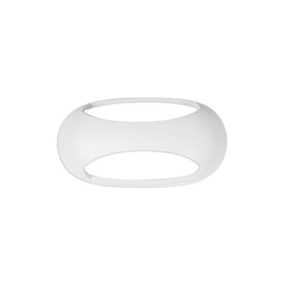 -Cornice ovale bianca ad X per 401041X