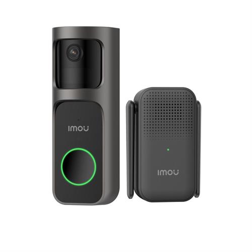 -Kit Imou videocampanello 2S a batteria 2K+cicalino wire