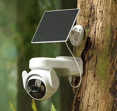 -Kit telecamera Cell PT 4G a batteria+pannello solare
