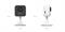 -Telecamera da interno full HD 2.4mm audio bidirezionale