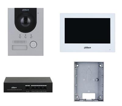 -Kit videocitofonico IP villa montaggio a parete