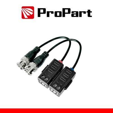 Coppia video balun HD passivo ad 1ch terminale a vite