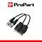 Coppia video balun HD passivo ad 1ch terminale a vite