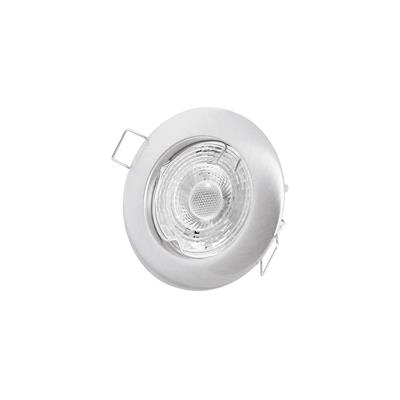 Faretto fisso ad incasso GU10 220-240V Elide alluminio