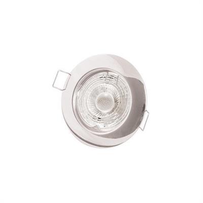 Faretto fisso ad incasso GU10 220-240V Elide cromo