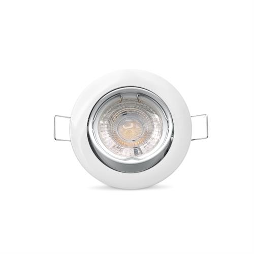 Faretto orient da incasso GU10 200-240V Danira bianco