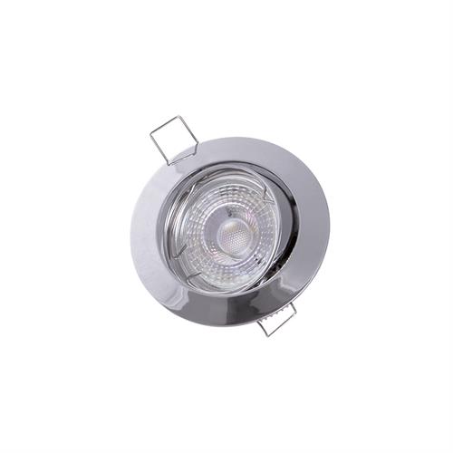 Faretto orientabil da incasso GU10 200-240V Danira cromo