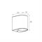 Cubo polipropilene 1xGU10 IP65 220-240V Alba bianco