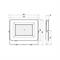 Proiettore led 100W 3CCT bianco Dafne