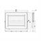 Proiettore led 200W 3CCT bianco Dafne