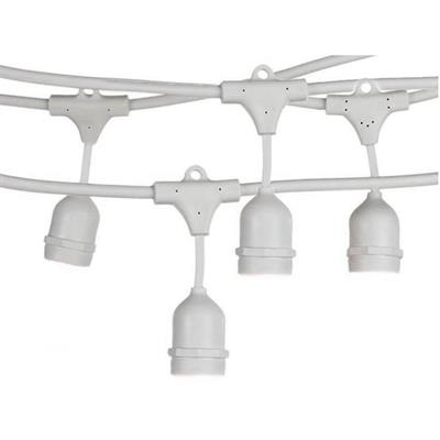 Cordoniera H05RNF-2X1 10E27 IP65 bianca