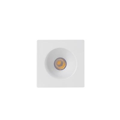 Minispot 3.5W 200lm AC220-240V quadrat IP54 bianco 4200K