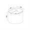 Plafoniera muro 10W Florinda IP54 3CCT antracite