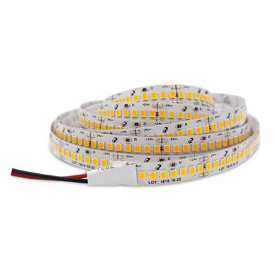 Striscia led 2835 238led/mt 24V 3000K 28.8W IP20 5mt