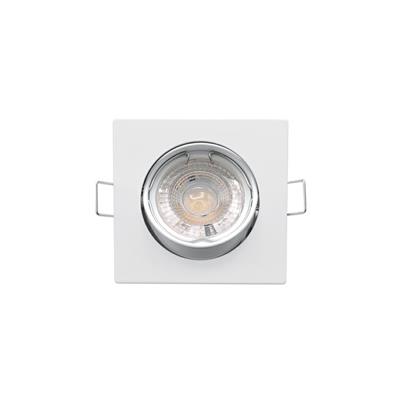 Faretto quadrato orient.inc GU10 220-240V Noemi bianco