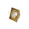 Faretto quadrato orient.incasso GU10 220-240V Noemi oro