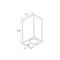Cubo poliprop Up&Down 2xGU10 IP44 220-240V Aurora bianco