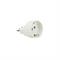 Adattatore schuko 10A bianco