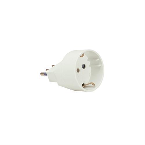 Adattatore schuko 16A bianco