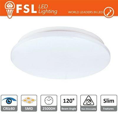 Plafoniera slim 13W 5700K 120° 260x55mm +CRI 80