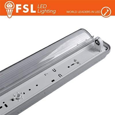 Plafo stagna portatubo T8 IP65: 1 tubo 120cm