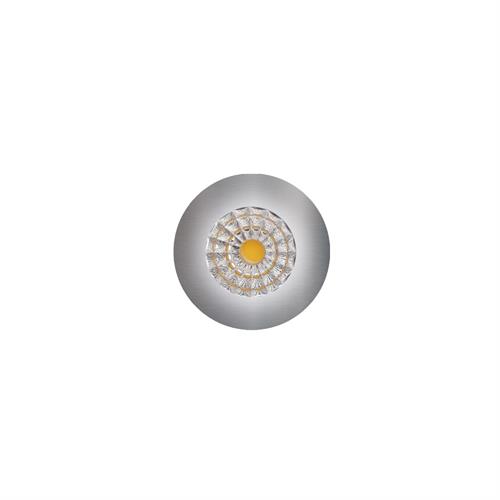 Led mini spot rotondo 3W 180lm IP20 alluminio 4200K Aida