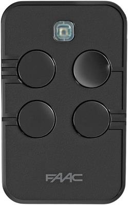 TR-1710N Telecomando Faac tx4 slh lr 868 nero